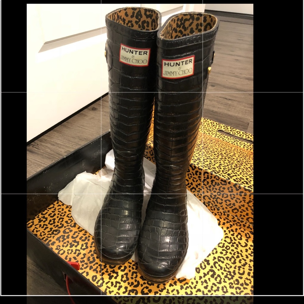 Hunter Jimmy Choo rain boots